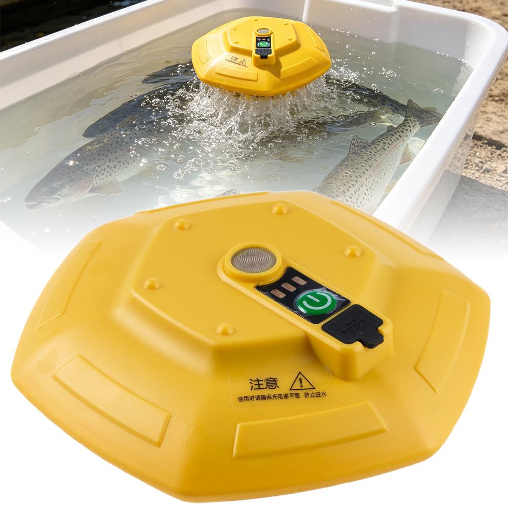 Fish Pond Aerator - Pompe à oxygène portable pour aquarium,