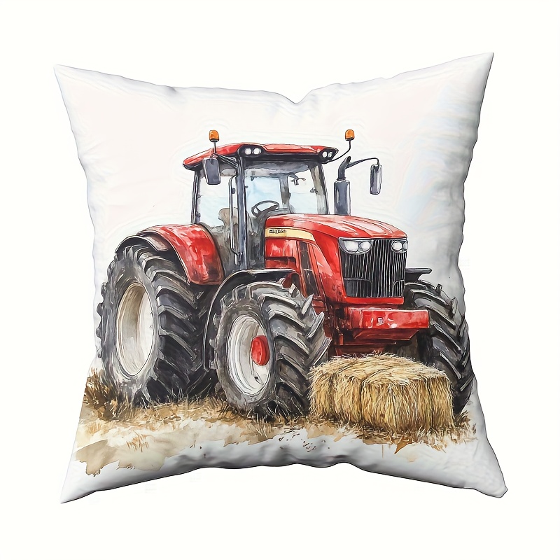 Housse de coussin rustique à m - Agriculture Farming Cartoon avis et prix