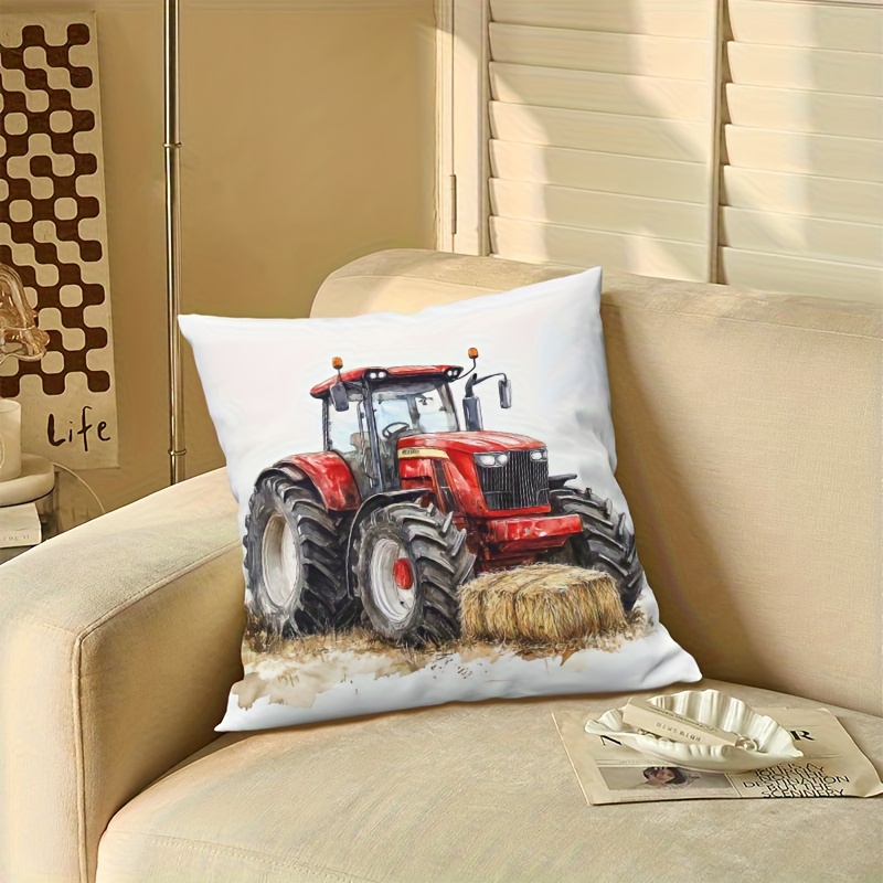 Housse de coussin rustique à m - Agriculture Farming Cartoon avis et prix