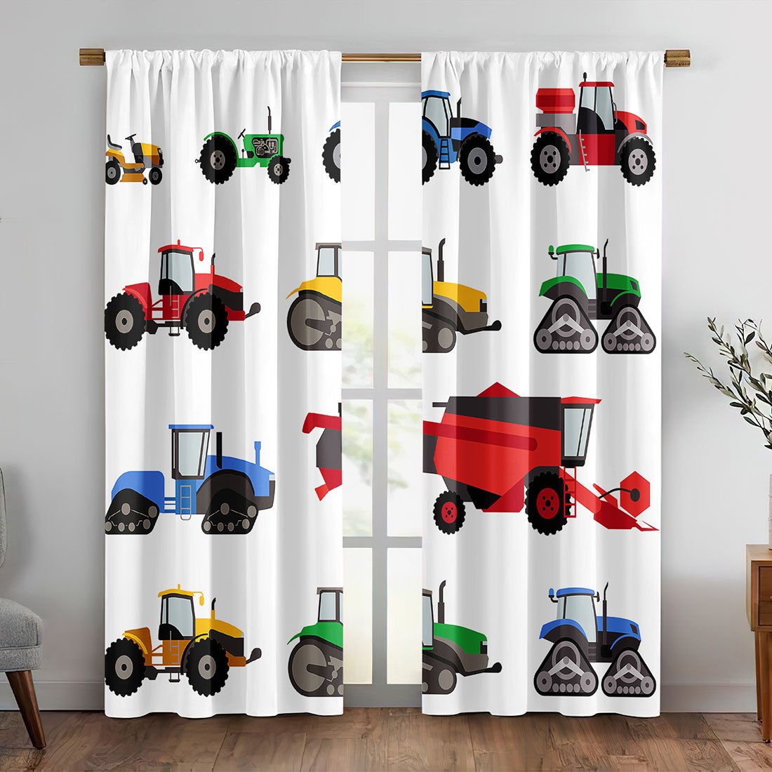 Rideau Tracteur Dessin Animé I - Agriculture Farming Cartoon avis et prix