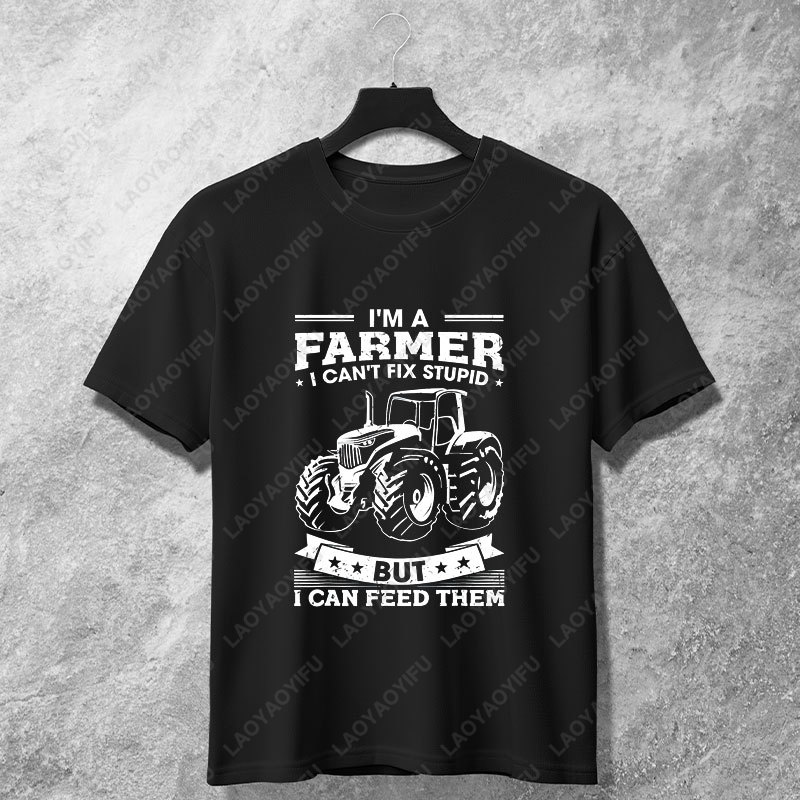 T-shirt graphique Funny Farm T - Agriculture Farming Cartoon avis et prix