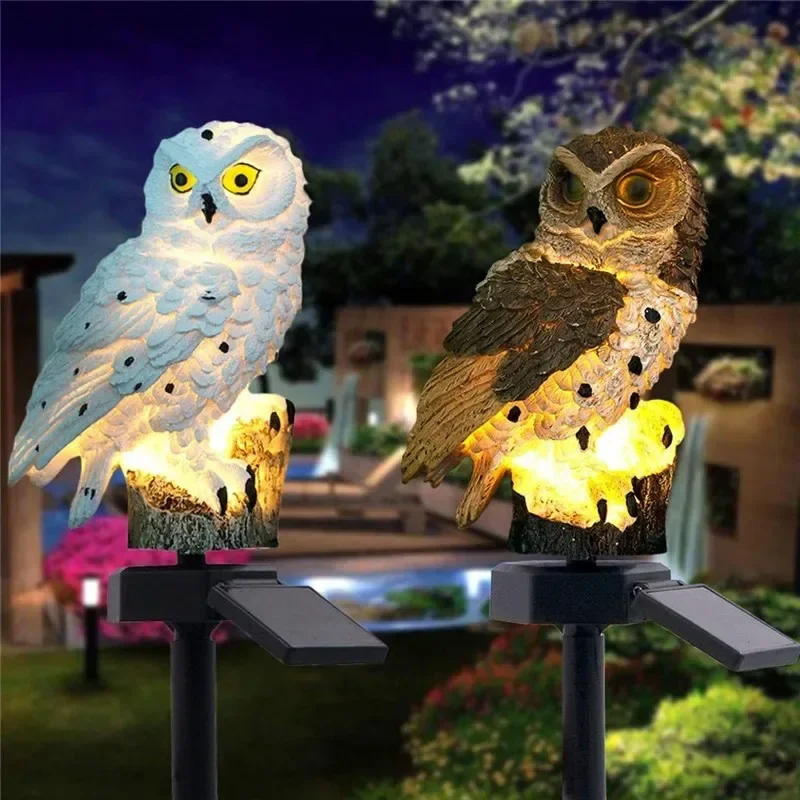 Statue de hibou solaire, lumiè - Farming And Agriculture avis et prix