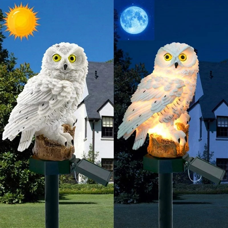 Statue de hibou solaire, lumiè - Farming And Agriculture avis et prix