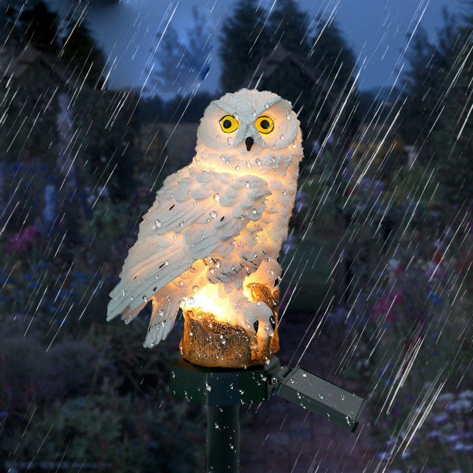 Statue de hibou solaire, lumiè - Farming And Agriculture avis et prix