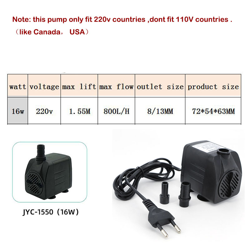 Pompe à eau submersible AC 220 - Fish Pond Aerator avis et prix