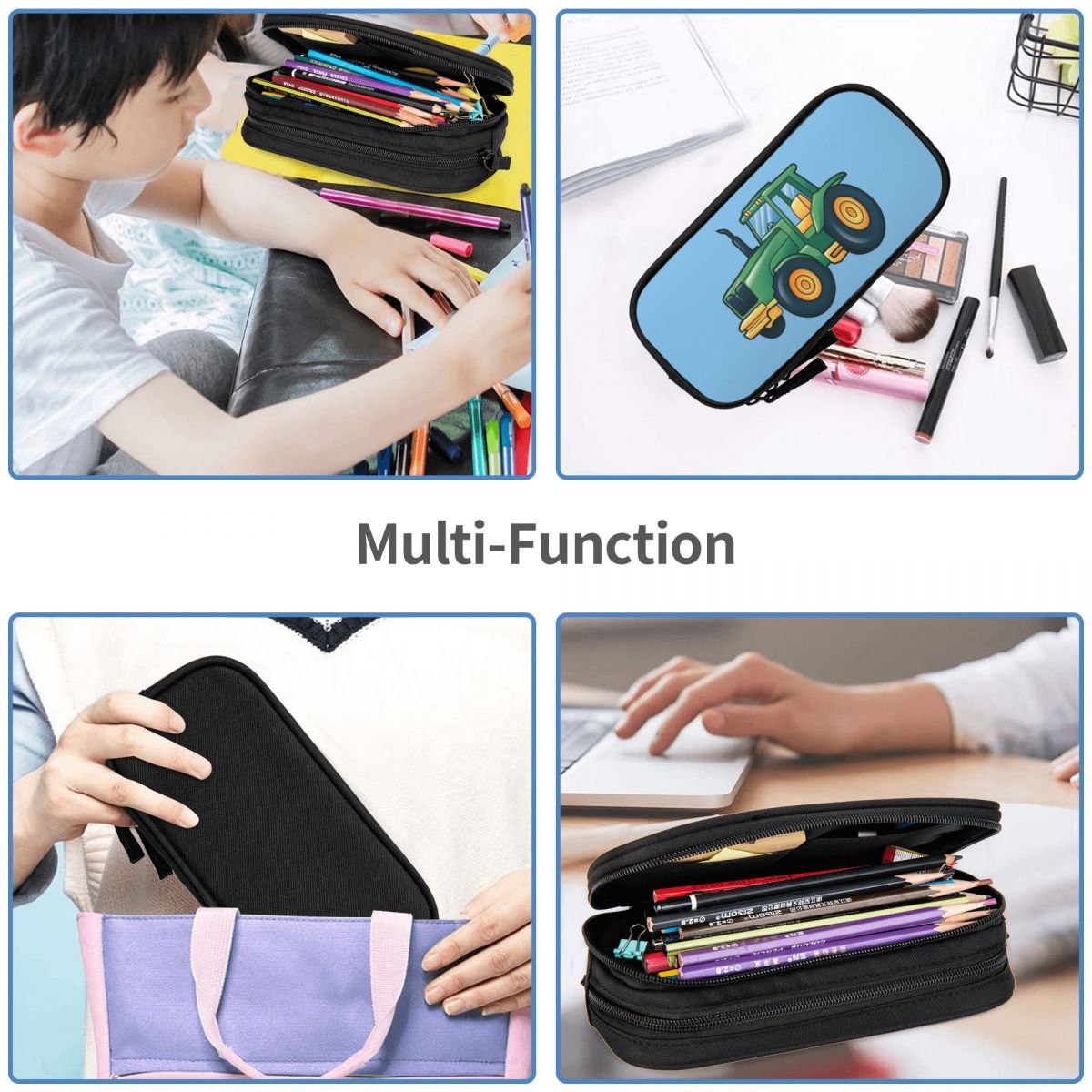Trousse à crayons avec dessin  - Agriculture Farming Cartoon avis et prix